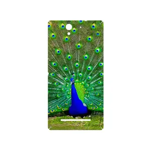 MAHOOT Peacock Cover Sticker for Sony Xperia C3 Dual