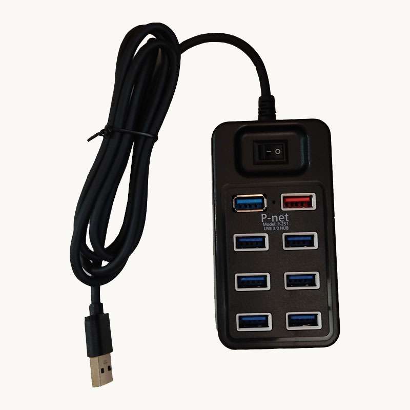 هاب 4 پورت USB 3.0 پی نت مدل p-251 هاب 4 پورت USB 3.0 پی نت مدل p-251