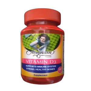 قرص ویتامین د3 مگنوم ویتامینز بسته 30 عددی