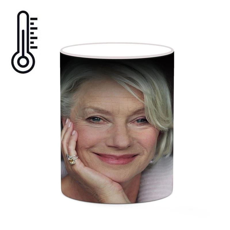 ماگ حرارتی کاکتی طرح Helen Mirren مدل mgh26062