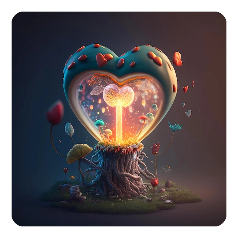 مگنت کاکتی مدل عاشقانه کد mp12045