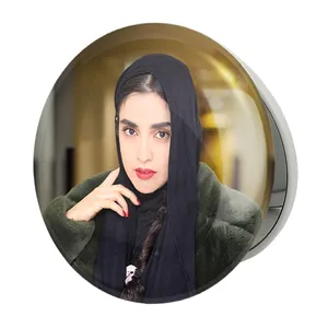 آینه جیبی خندالو طرح الهه حصاری مدل تاشو کد 6287 