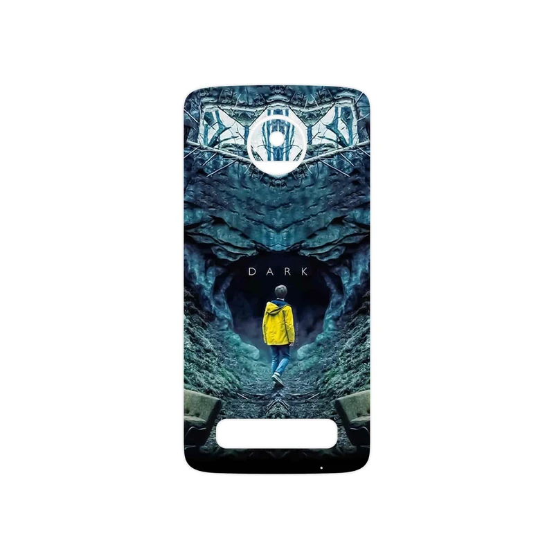 برچسب پوششی ماهوت مدل Dark مناسب برای گوشی موبایل موتورولا Moto Z Play