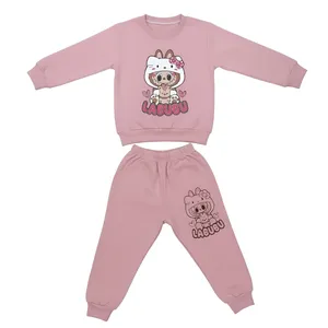 ست سویشرت و شلوار راحتی دخترانه مدل لبوبو کد 0085