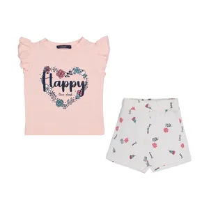 ست تی شرت آستین کوتاه و شلوارک دخترانه تودوک مدل 2151611-84