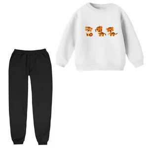 ست سویشرت و شلوار راحتی بچگانه مدل ببر کد ۲  