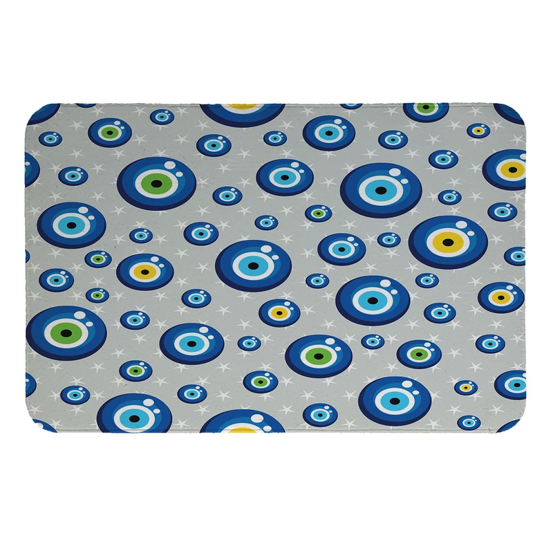 پادری طرح چشم زخم  کد 9084 سایز 50x80 سانتی متر