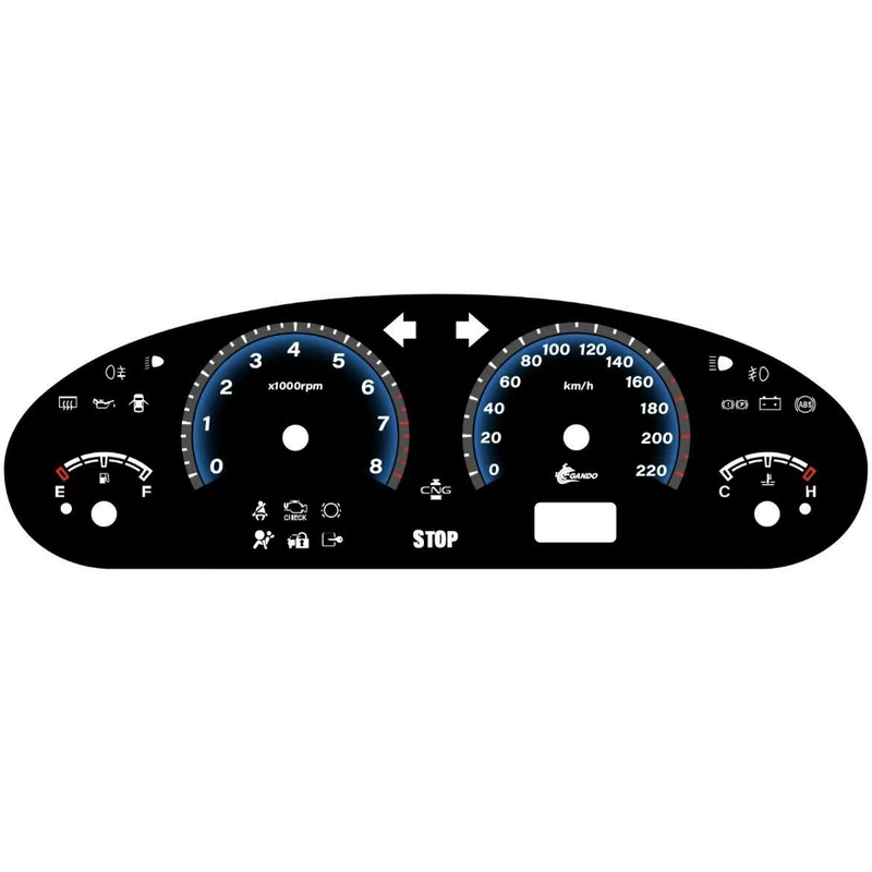 صفحه کیلومتر خودرو گاندو کد 03 مناسب برای پژو پارس