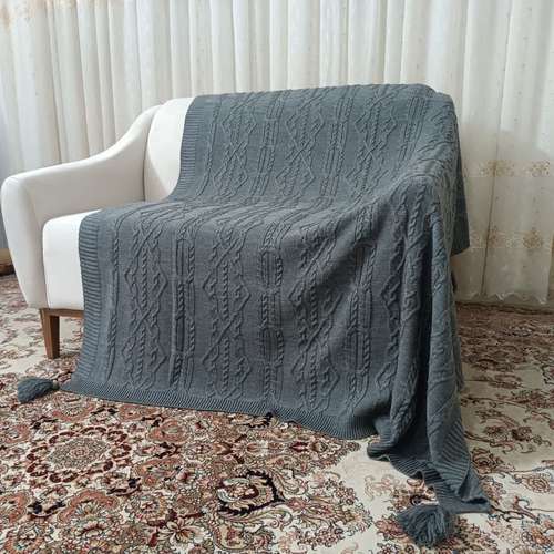 شال مبل مدل شاین لمه دار سایز 170×140 سانتیمتر 