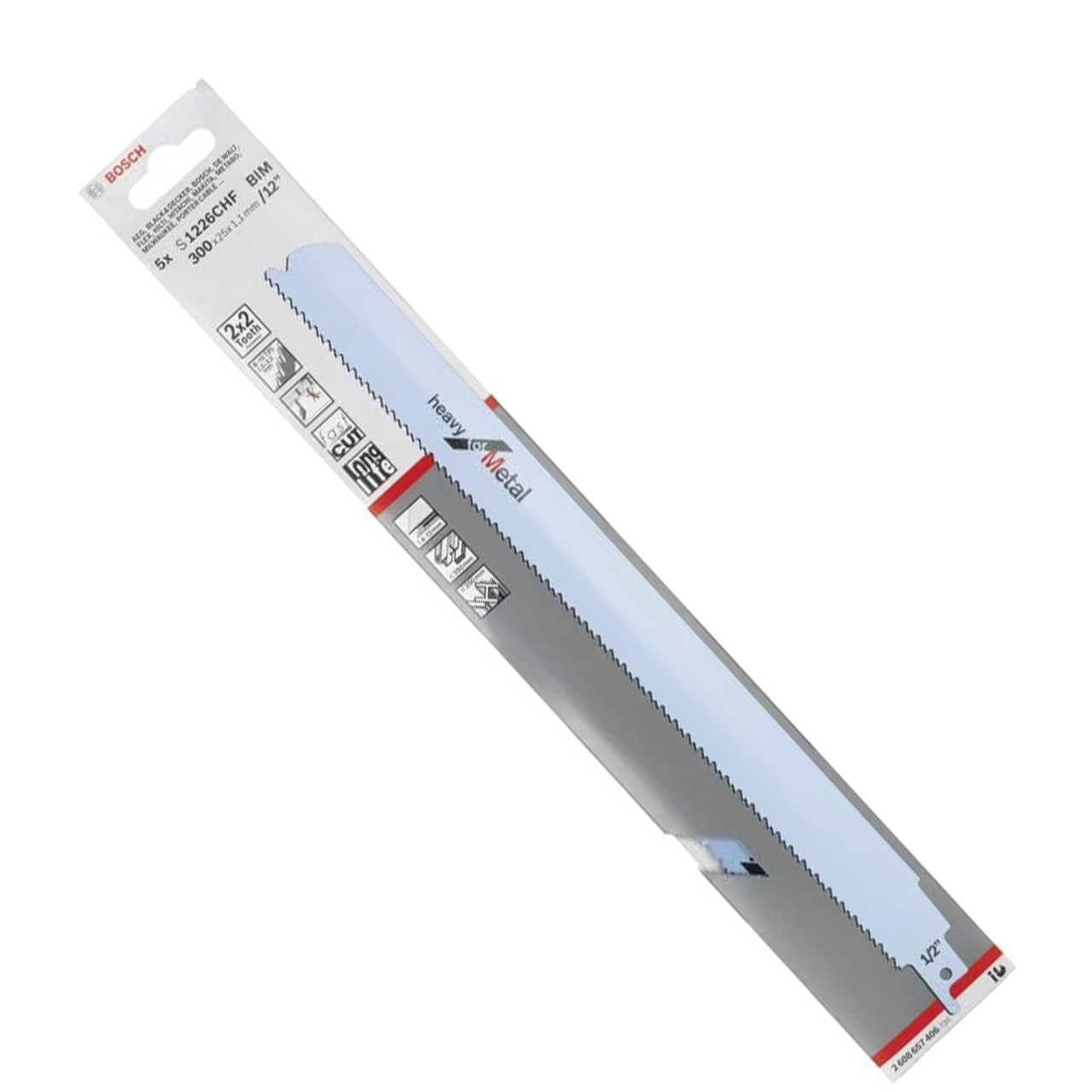 تیغ اره افقی بر بوش مدل S1226CHF-300mm مجموعه 5 عددی تیغ اره افقی بر بوش مدل S1226CHF-300mm مجموعه 5 عددی