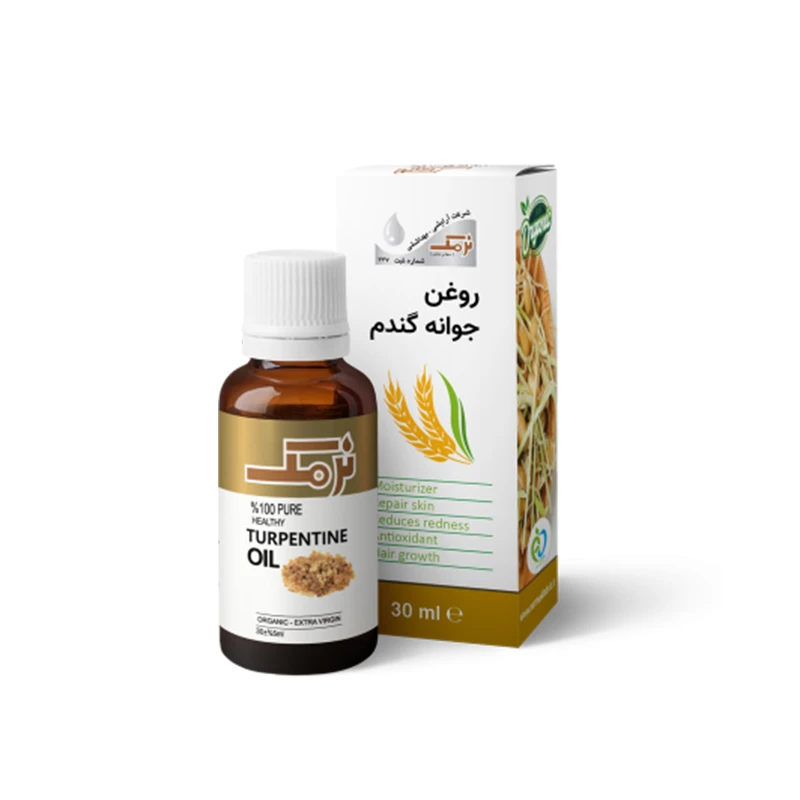 روغن جوانه گندم نرمک مدل 008 حجم 30 میلی لیتر 
