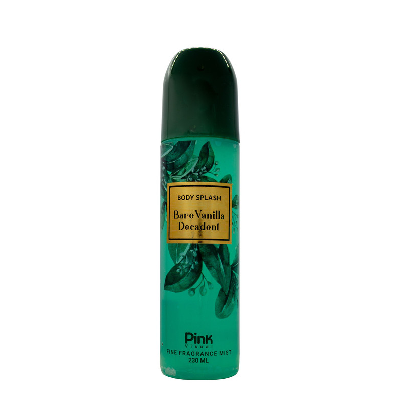 بادی اسپلش زنانه پینک ویژوال مدل Bare Vanilla decadent حجم 230 میلی لیتر بادی اسپلش زنانه پینک ویژوال مدل Bare Vanilla decadent حجم 230 میلی لیتر