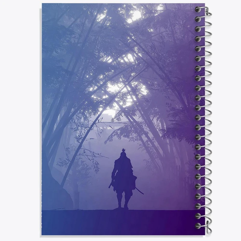 دفتر شطرنجی 50 برگ خندالو طرح وولف سیکرو کد 30541