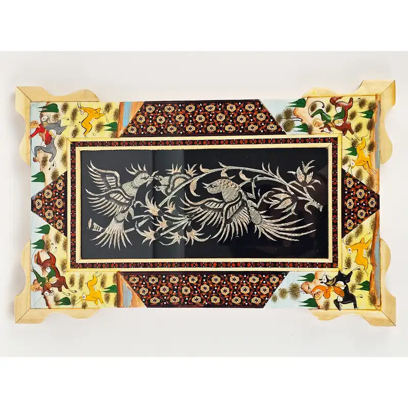 تابلو قلمزنی مدل چوگان