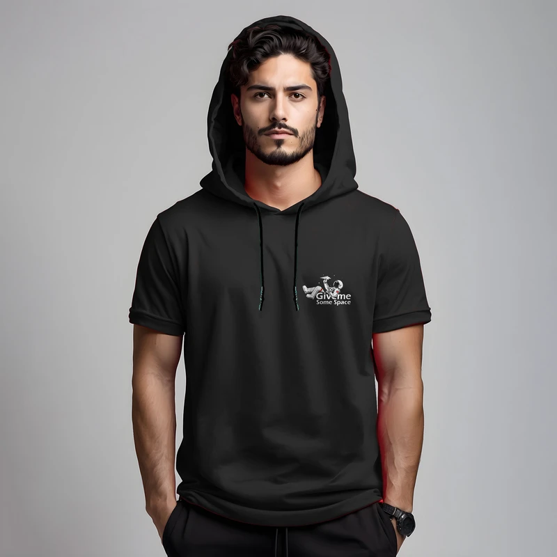 تی شرت کلاه دار مردانه مدل 14020825d