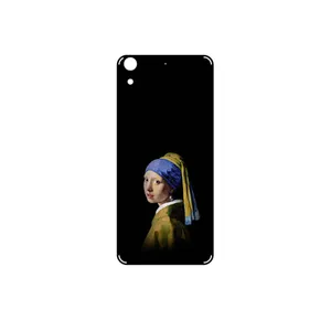 MAHOOT Girl with a Pearl Earring of Vermeer Cover Sticker for HTC Desire 626