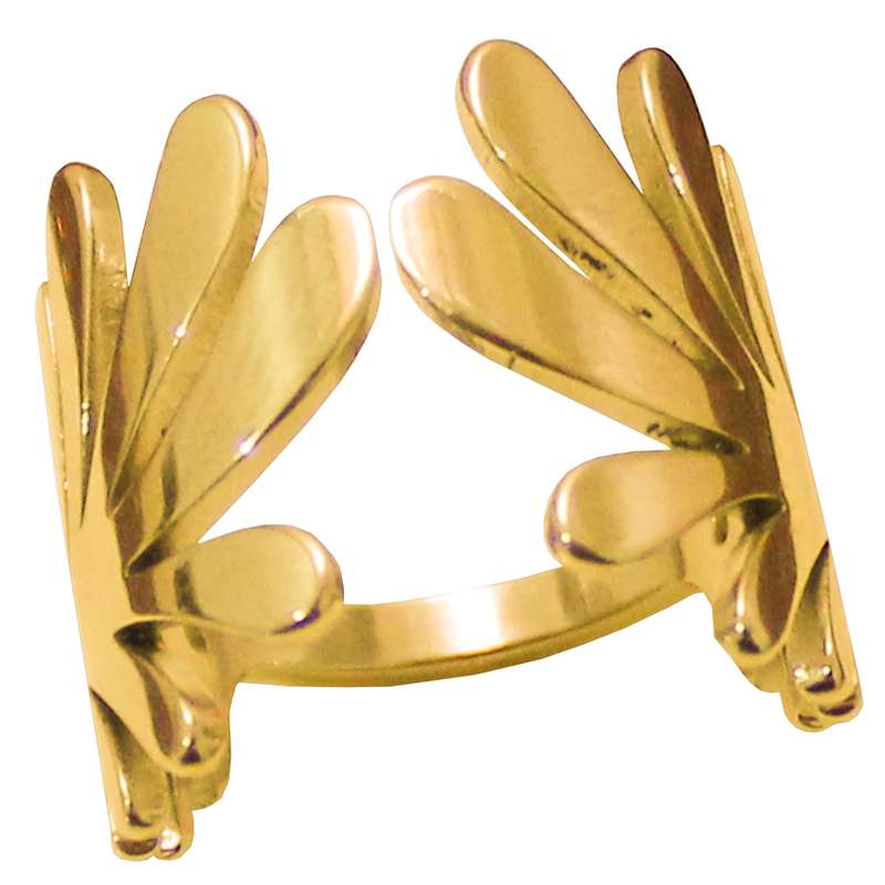 انگشتر زنانه طرح برگ کد RKH_1636 انگشتر زنانه طرح برگ کد RKH_1636