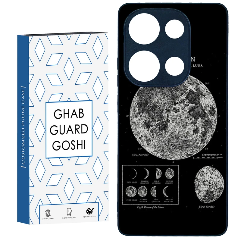 کاور قاب گارد گوشی طرح ماه کد TPU-068 مناسب برای گوشی موبایل شیائومی Redmi Note 13 Pro 4G / Poco M6 Pro 4G
