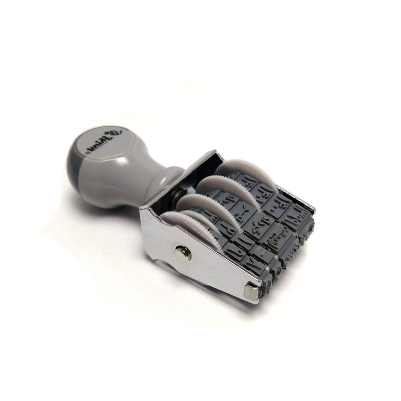 مهر تاریخ زن شاینی مدل IR-letters-4mm مهر تاریخ زن شاینی مدل IR-letters-4mm