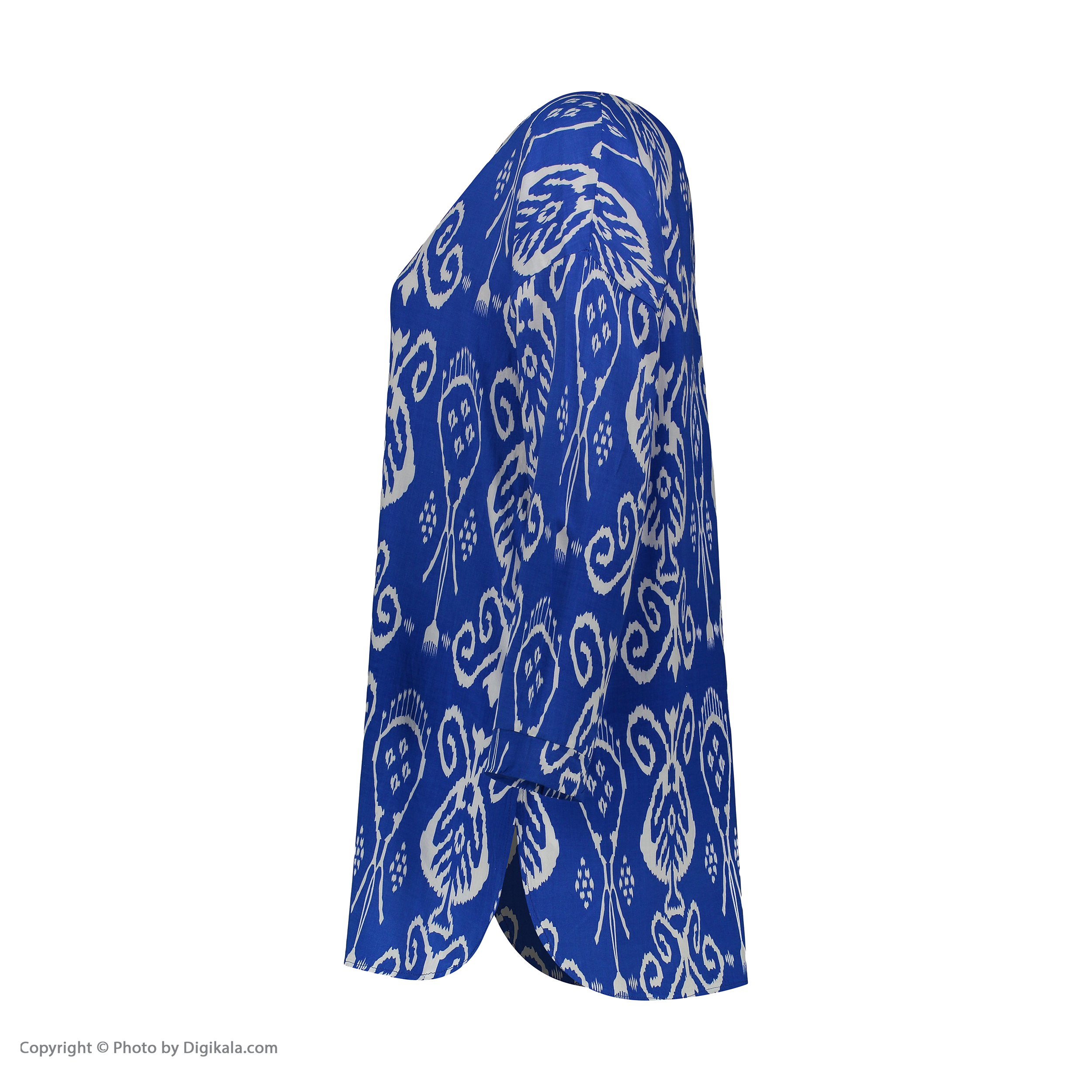 تونیک زنانه افراتین مدل خاتون رنگ آبی