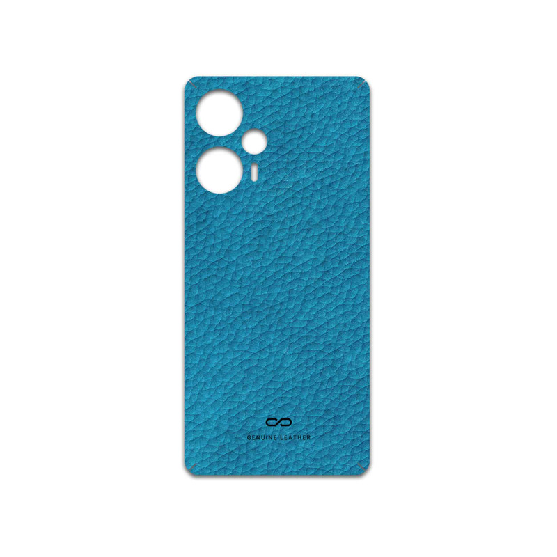 برچسب پوششی ماهوت مدل Blue-Leather مناسب برای گوشی موبایل شیائومی Poco F5