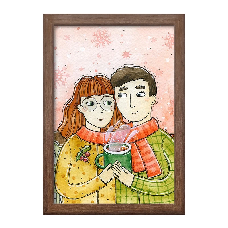 تابلو خندالو طرح عاشقانه  کد 1855