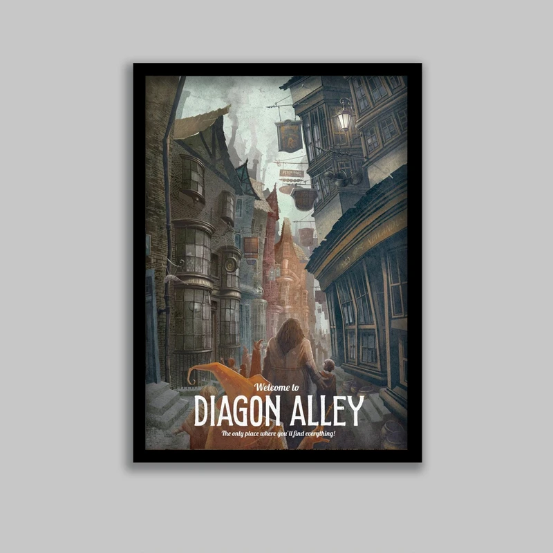 تابلو مدل هری پاتر Harry Potter کد LA-G10581-2