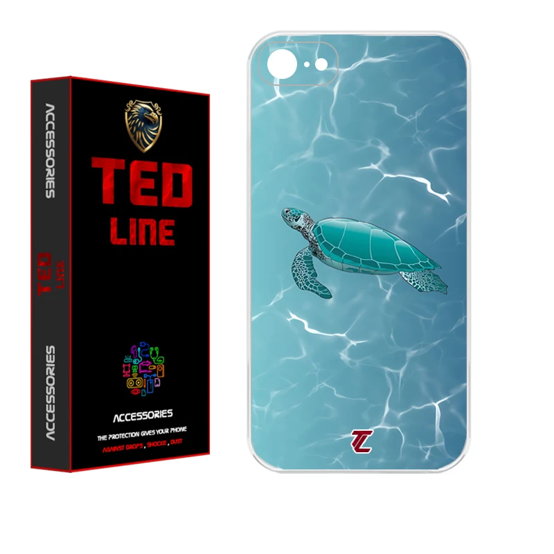 کاور تد لاین طرح لاک پشت کد 1100 مناسب برای گوشی موبایل اپل Iphone 7 / 8 / SE 2020