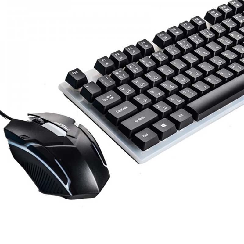 کیبورد و ماوس با سیم میکاسو مدل XK-01