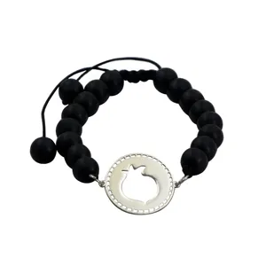 دستبند نقره زنانه دلی جم طرح انار  شب یلدا کد 457 D