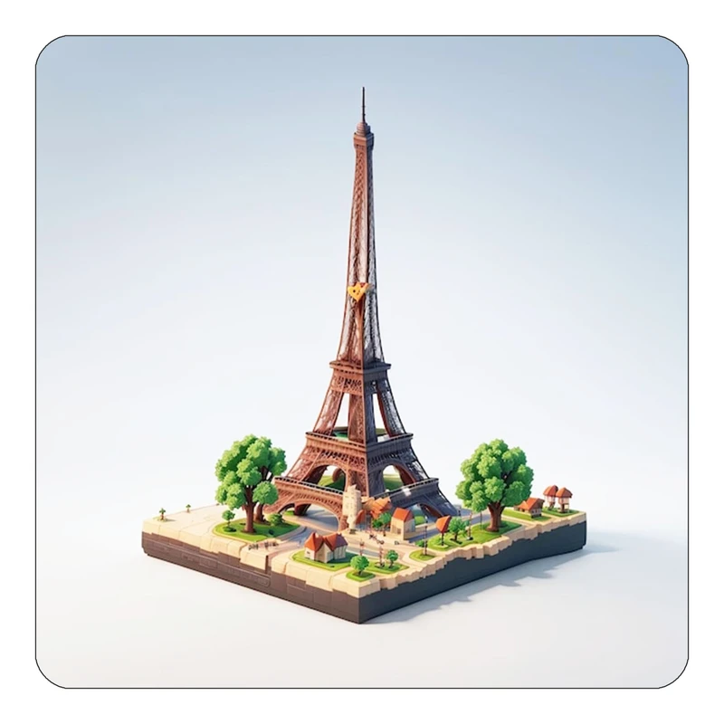 مگنت کاکتی طرح پاریس Paris مدل mp57496