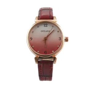 ساعت مچی عقربه ای زنانه مدل بند چرمی کلاسیک کد WHW_321