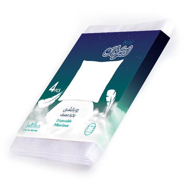 روبالشی یکبار مصرف لطیفان مدل 50 5 بسته 4 عددی