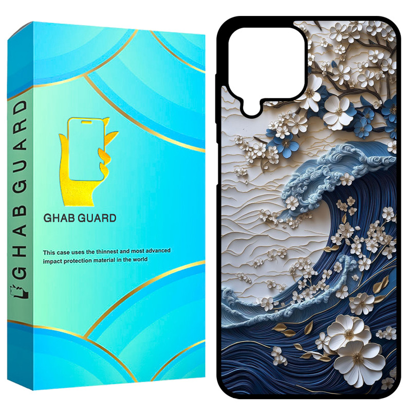 کاور قاب گارد طرح گل مدل GCHPA12 مناسب برای گوشی موبایل سامسونگ Galaxy A12 / A12 Nacho / M12 