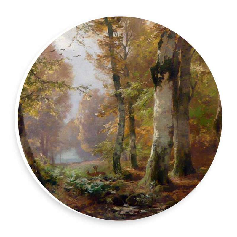   دیوارکوب طرح جنگل پاییزی مدل wtb831