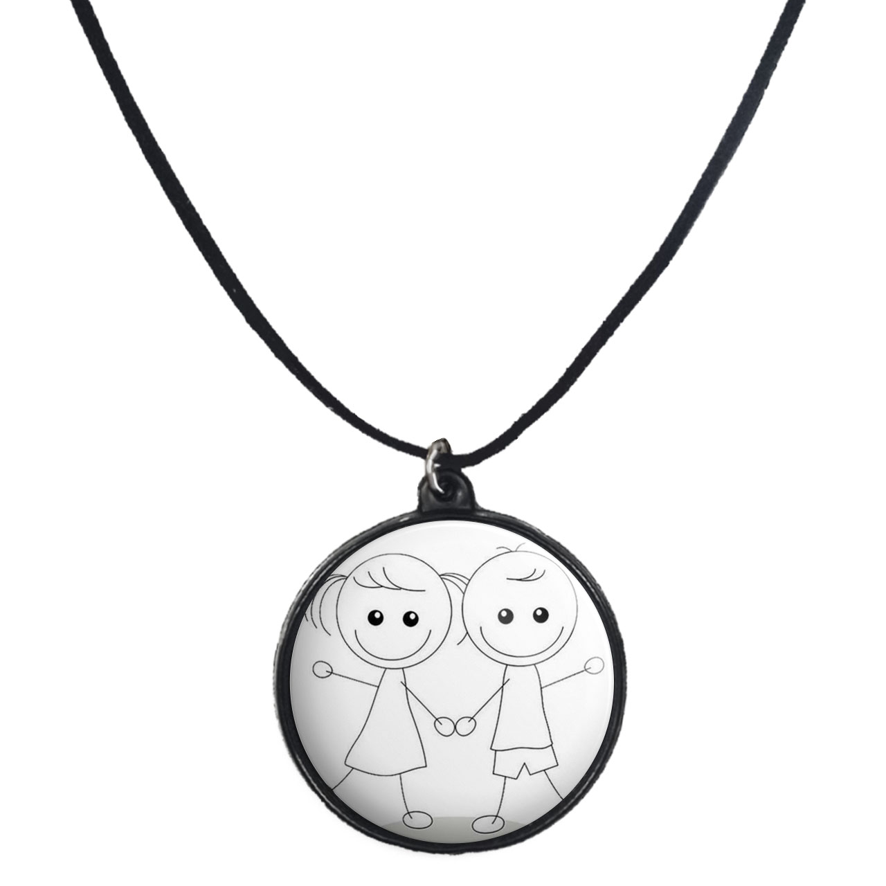 گردنبند پرمانه طرح عاشقانه کد pmb.5684 مدل دو طرفه