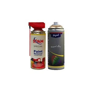 اسپری رنگ بر و رنگ طلایی اسپم مدل spam2 حجم 400 میلی لیتر مجموعه 2 عددی
