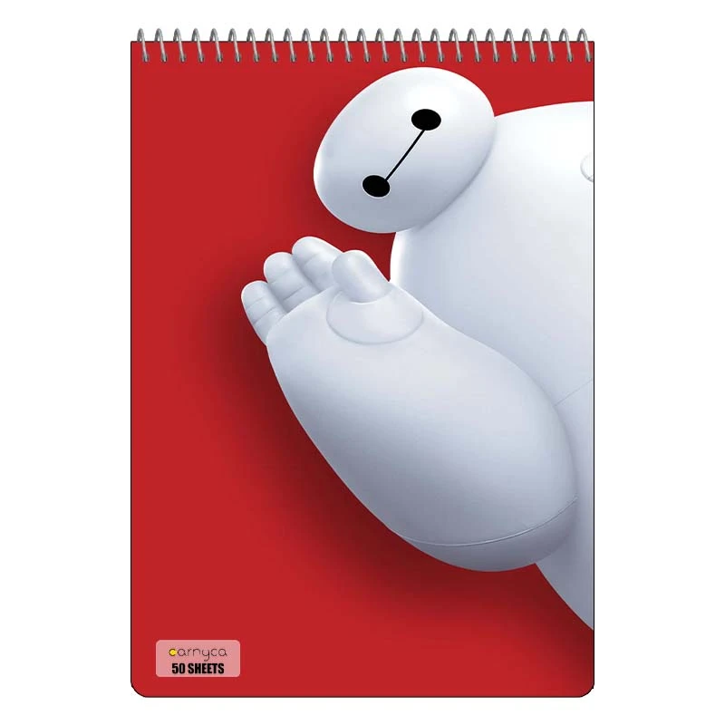 دفتر نقاشی 50 برگ کارنیکا طرح قهرمان بزرگ ۶ Big Hero 6 کد 75006