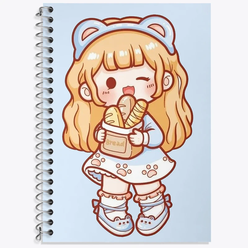 دفتر نت موسیقی 50 برگ خندالو طرح دخترانه کیوت کد N1817