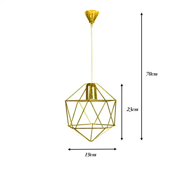 چراغ آویز مدل ذوزنقه کد i56