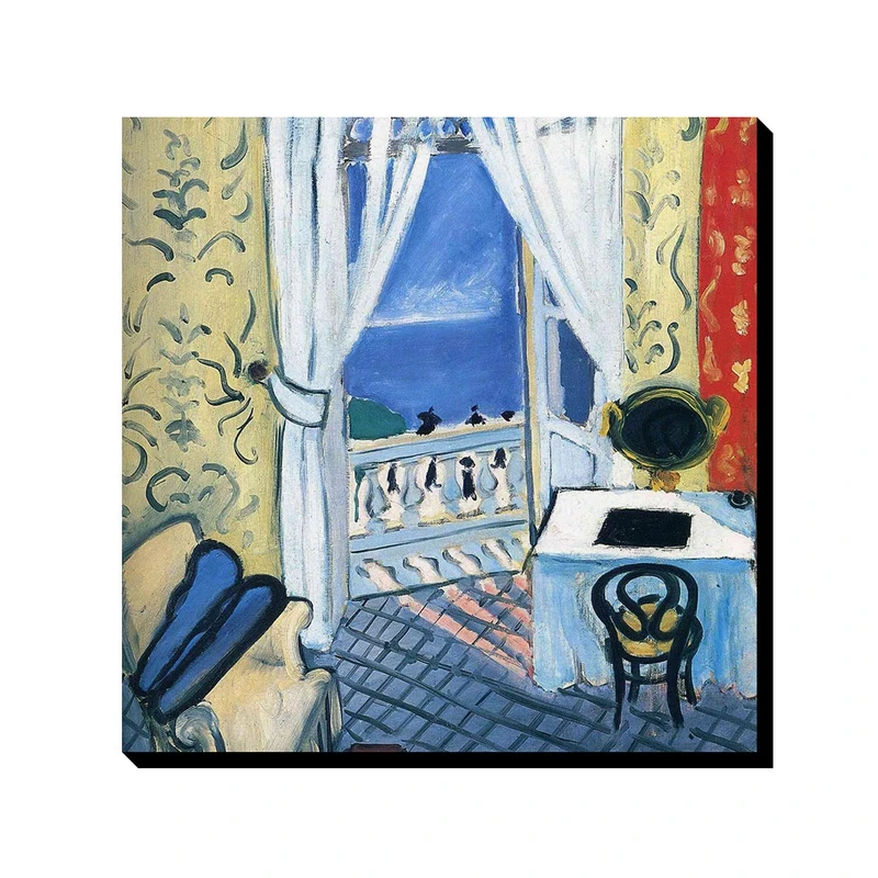 تابلو ترمه طراحان ایده طرح نمای داخلی با کیف ویولون از ماتیس کد art0615