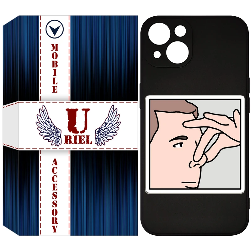 کاور یوریل مدل KSH کد 87 طرح مرد مناسب برای گوشی موبایل اپل iPhone 13