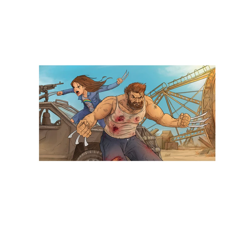 استیکر لپ تاپ و موبایل مدل سریال طرح فیلم لوگان Logan کد 2194