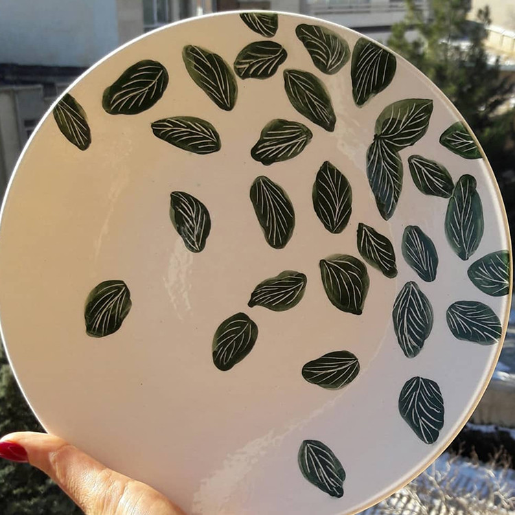 بشقاب سرامیکی آپامه مدل تابستان 241