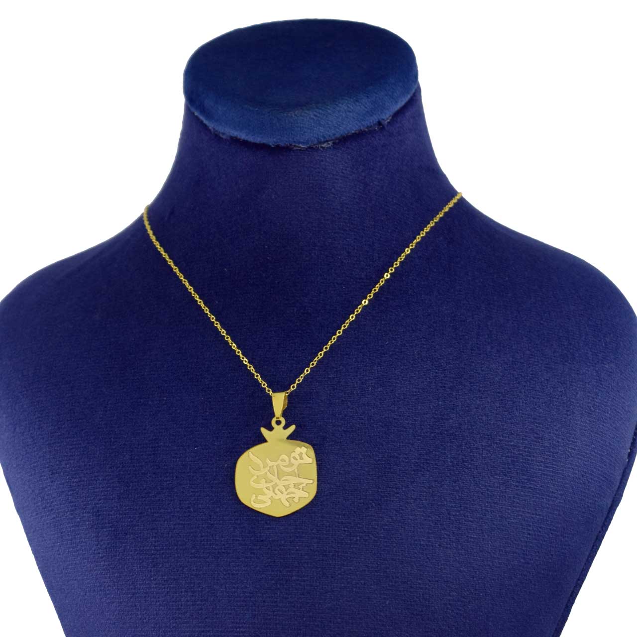 گردنبند طلا 18 عیار زنانه کانیار گالری طرح انار مدل یلدا 38