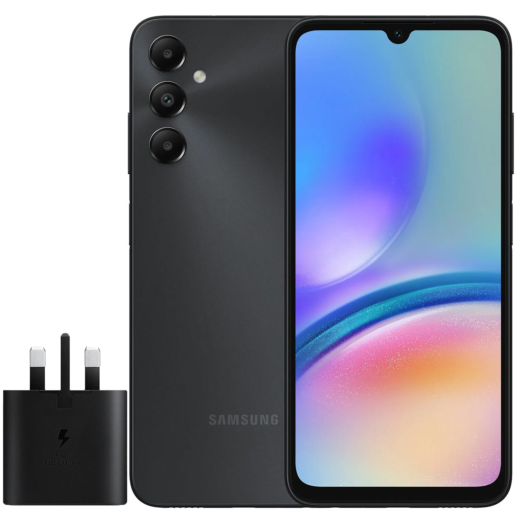 گوشی موبایل سامسونگ مدل Galaxy A05s دو سیم کارت ظرفیت 128 گیگابایت و رم 4 گیگابایت به همراه شارژر 15وات سامسونگ