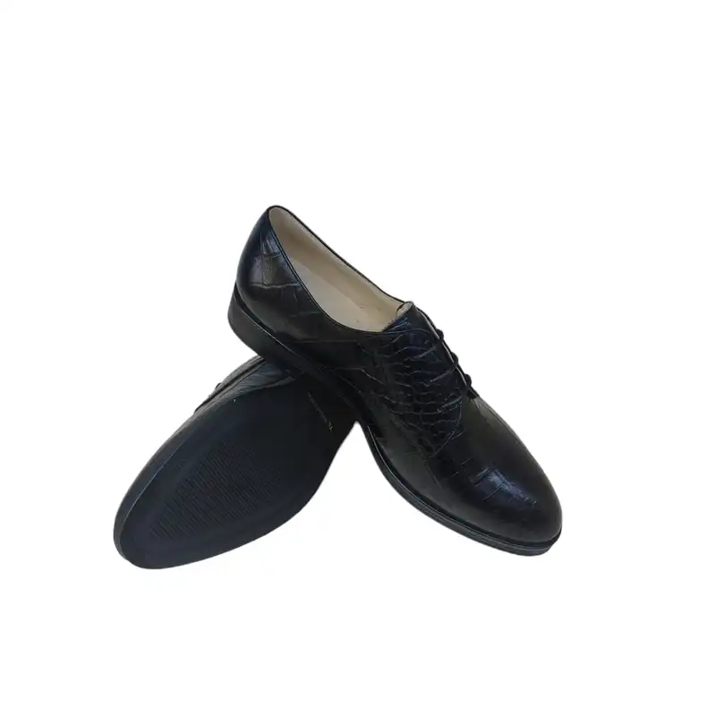 کفش زنانه مدل کوکو بندار چرم طبیعی کد 05 رنگ مشکی