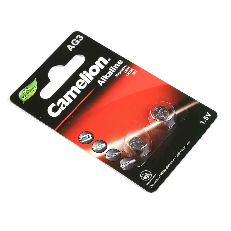 باتری ساعت کملیون مدل LR41 AG3 بسته دو عددی