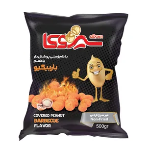 بادام زمینی پوشش دار با طعم باربیکیو سیروکا - 500 گرم