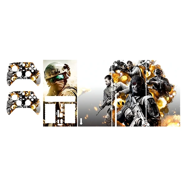 برچسب کنسول ایکس باکس سری ایکس طرح Call Of Duty مجموعه 6 عددی